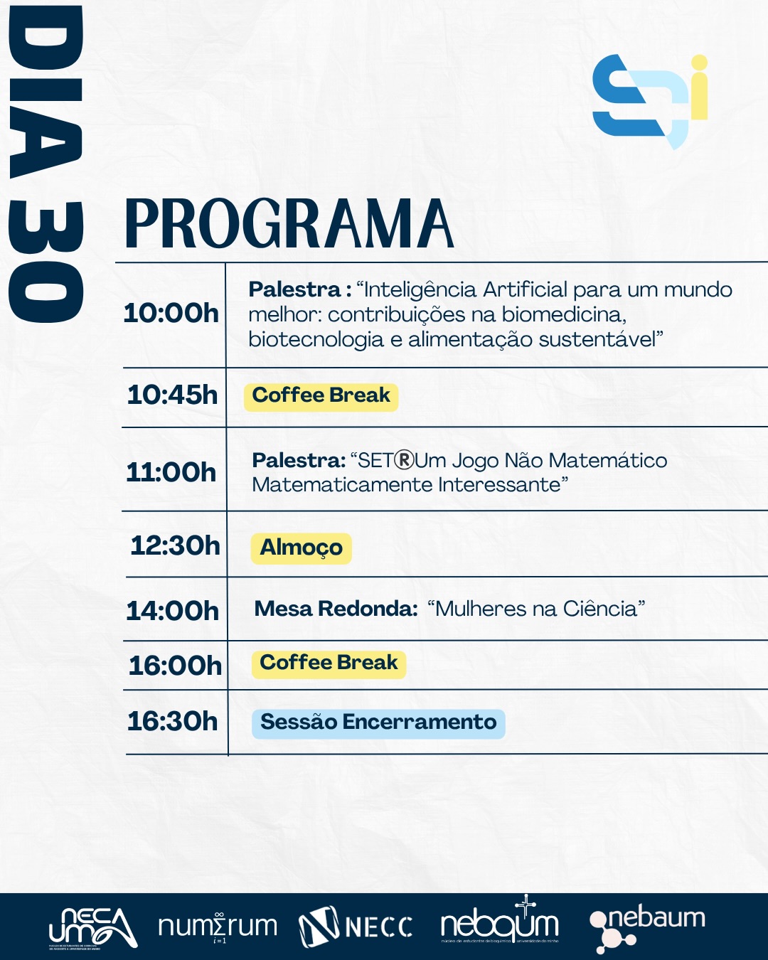 Programa - 30 de abril
